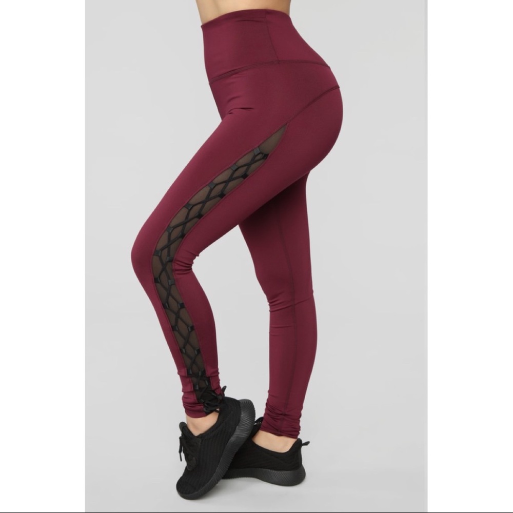 NWT Leggings Lace Up Sides So Cute! XS